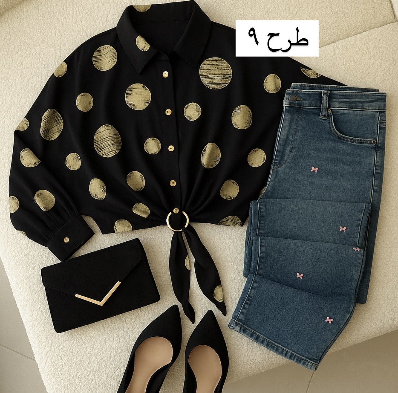 شومیز حلقه دار کد 40556 - Image 2