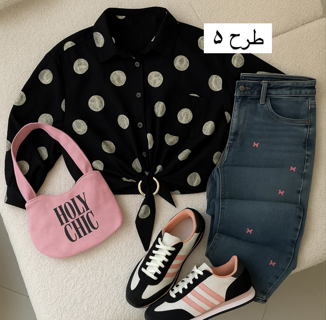 شومیز حلقه دار کد 40556 - Image 6