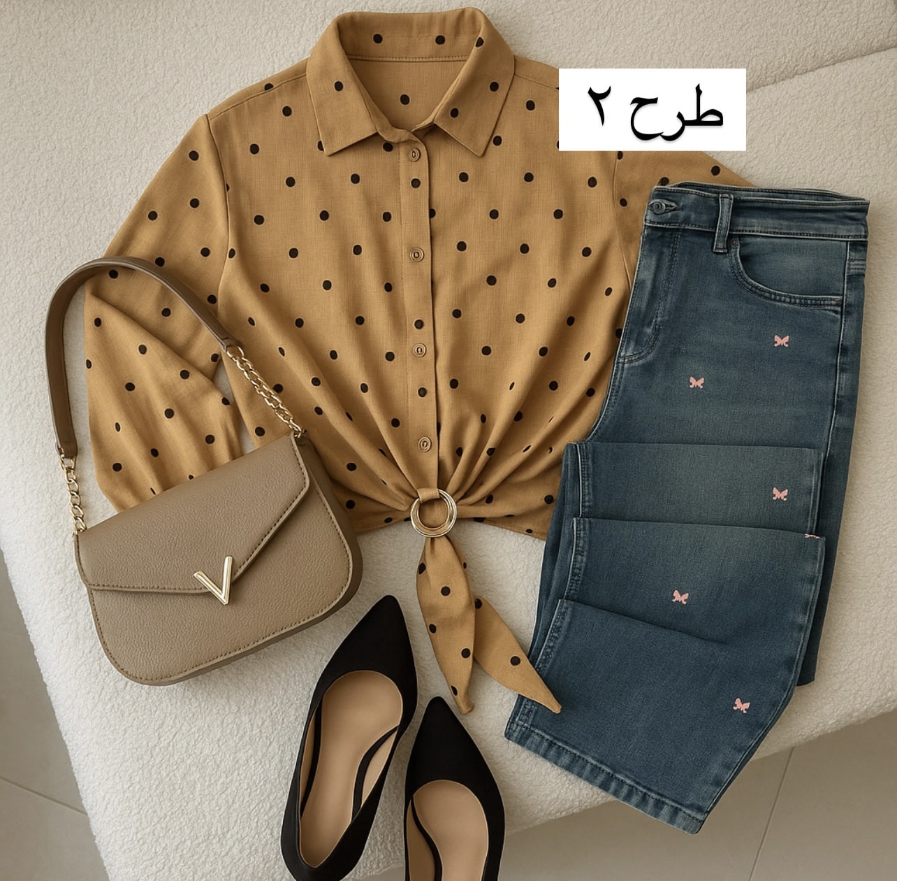 شومیز حلقه دار کد 40556 - Image 8