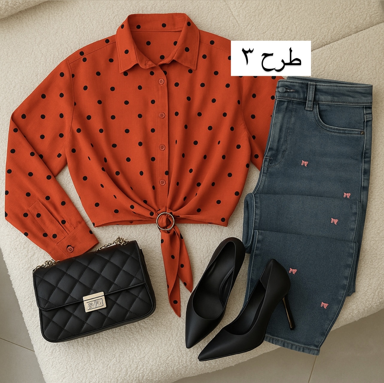 شومیز حلقه دار کد 40556 - Image 7