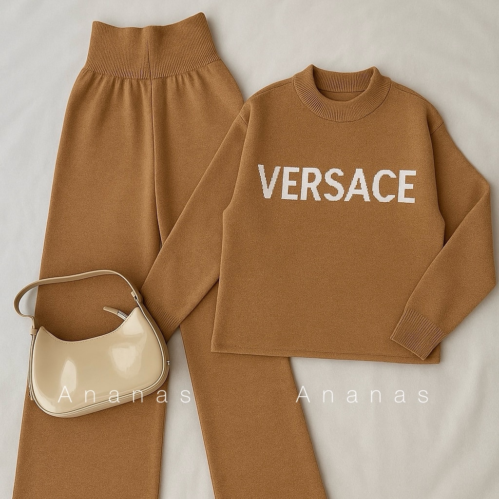 ست بلوز شلوار بافت versace کد 50779