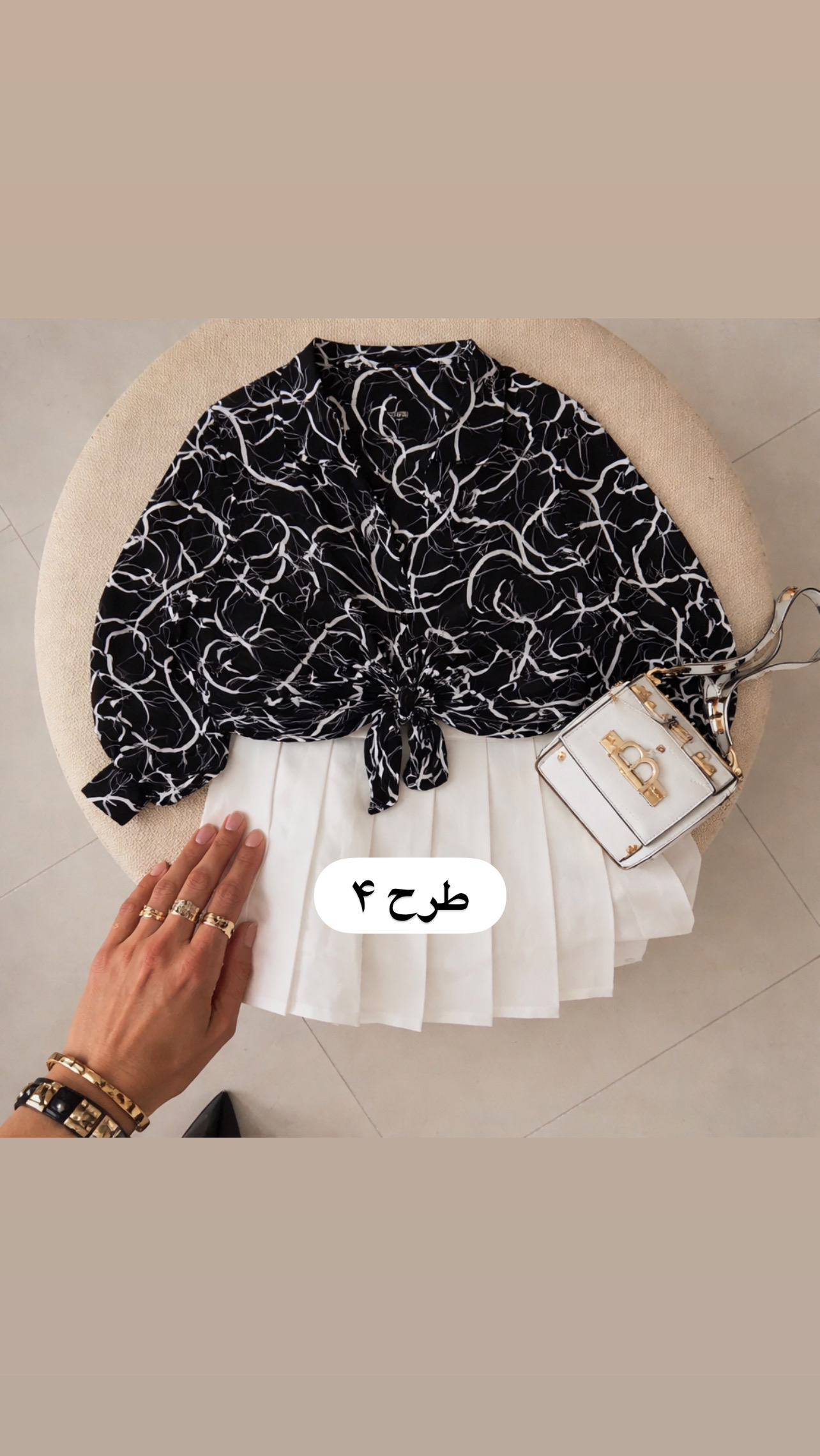 شومیز گل سرخ کد 40693