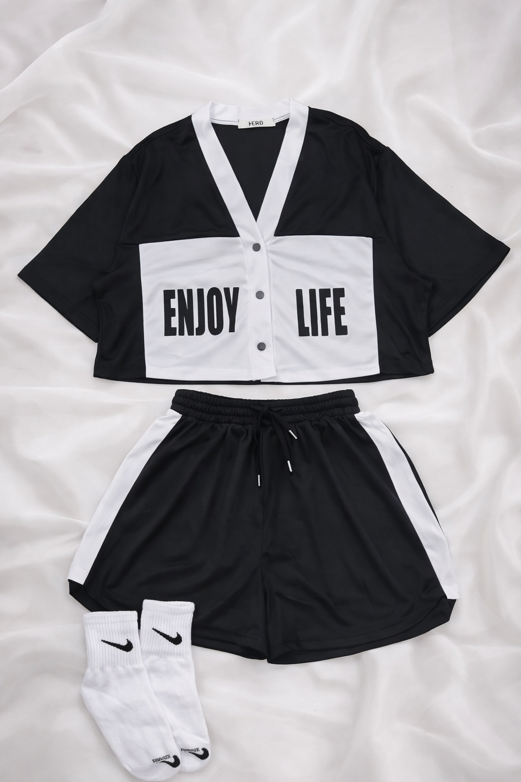ست تیشرت و شلوارک life کد 50875