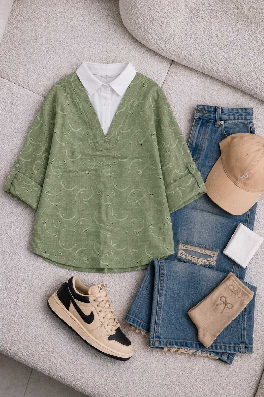 شومیز یقه دار مژده کد 40781